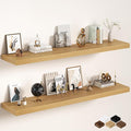 Fun Memories 72 Inch Floating Shelves, 12 Inch Deep Wall Shelf for Fireplace Mantel, Deep Storage Shelves for Home & Office, 