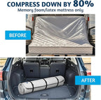 Vacuum Mattress Bag for Memory Foam and Latex - Sealed for Easy Movement, Transport and Storage (Twin/Twin-XL)