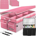 FORTEM Trunk Organizer with Cooler For SUV Car Trunk, Foldable Storage, Car Accessories for Women Men, Collapsible Bag, Perfect