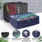 Silkfly 8 Pcs XL Packing Cube for Travel Luggage Organizer Suitcase High Capacity Large Packing Bag Bulk Reusable Mesh Travel