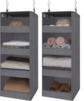 GRANNY SAYS 4-Shelf Hanging Organizer, Closet Hanging Shelves, Closet Hanging Storage Organizers, Organization for Bedroom, L
