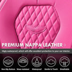 Coverado Auto Seat Covers, Car Seat Covers Full Set, Rose Car Seat Cover, Driver Seat Covers Front Seats Rear Seat Cover, Lux