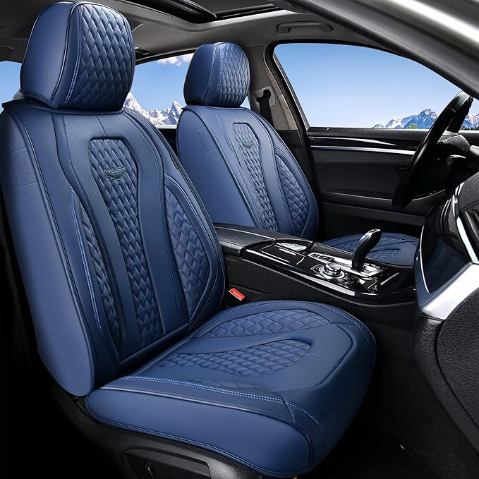 Coverado Seat Covers, Car Seat Covers Front Seats, Blue Car Seat Cover, Waterproof Car Seat Covers, Car Seat Cushion, Front C