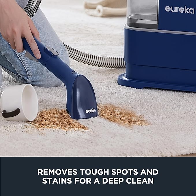 EUREKA Portable Carpet and Upholstery Cleaner, Spot Cleaner for Pets, Stain Remover for Carpet, Area Rugs, Upholstery, Coache