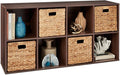 Best Choice Products 8-Cube Storage Organizer, 11in Shelf Opening, Bookcase, Display Shelf, Customizable w/ 3 Removable Back 