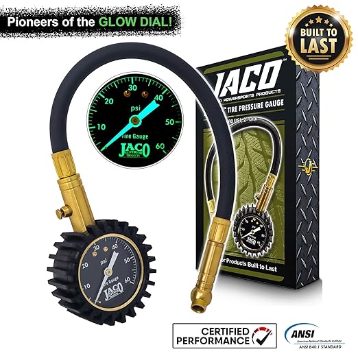 JACO ElitePro Tire Pressure Gauge - 60 PSI