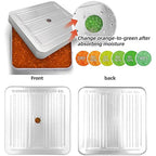 3 Packs 500 Gram Desiccant Canisters, Indicating & Rechargeable Gun Safe Dehumidifier, Portable Desiccant Canister, Silica