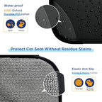 Car Seat Protector MHO+All 2 Pack Auto for Child Baby Car Seats - Large CarSeat Sit Savers Mat with Waterproof 600D Fabric & 