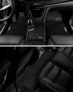 3W Floor Mats & Cargo Mat & Seat Back Mats for 2021-2026（Only 7 Seats） Chevy Suburban/GMC Yukon XL(Only Yukon XL, Not Fit Yukon)/Cadillac Escalade ESV(Not Escalade),All Weather Car Mats