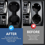 Cup Holder Inserts Compatible with Honda Pilot 2023 2024 2025 Accessories, Non-Slip TPE Center Console Cup Holder Protector Organizer for Honda Ridgeline&Passport 2024 2025 Accessories