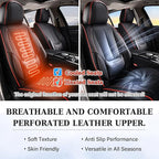 Coverado Seat Covers, Car Seat Covers Front Seats, Car Seat Cover, Car Seat Protector Waterproof, Car Seat Cushion Nappa Leat