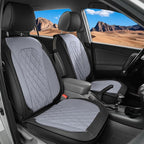 LINGVIDO Car Seat Covers for Front Seats (2 Seats) - Premium Perforated Nappa Leather,Waterproof Shield, Omni-Adapt Fit for S