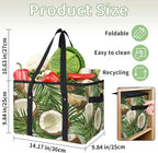 Reusable Grocery Bag, Foldable Large Shopping Tote Bag for Groceries Kitchen Picnic Car Trunk