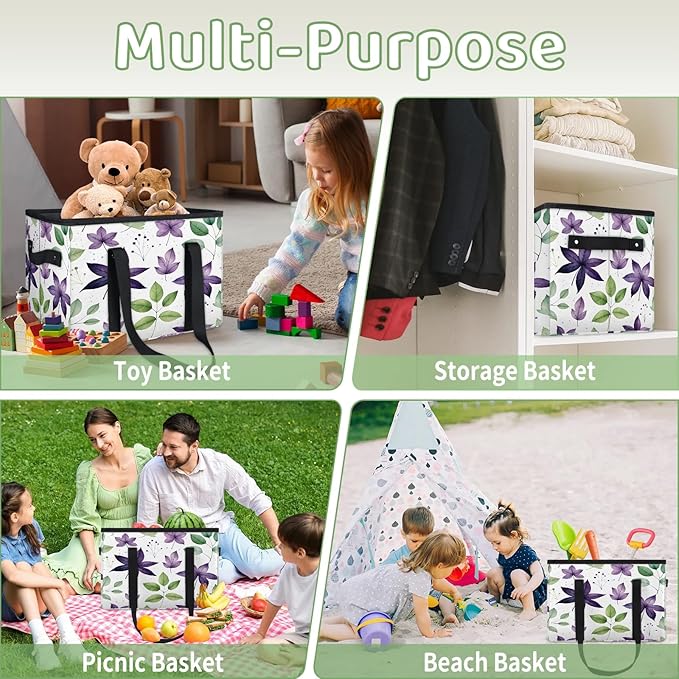 Reusable Grocery Bags Heavy Duty Shopping Bags Foldable Large Tote Bags with Long Handles & Hard Bottom