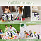 Reusable Grocery Bags Heavy Duty Shopping Bags Foldable Large Tote Bags with Long Handles & Hard Bottom