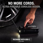 NOCO Air AL5: Cordless Tire Inflator – Portable Rechargeable Air Compressor with USB-C – 17 LPM Inflates 0–40 PSI in 7 Minutes – Digital Gauge + Auto-Shutoff – For Tires up to 31-Inches