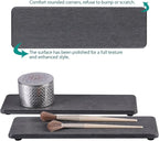 NiuYichee 2 Pcs Water Absorbing Stone Trays, Kitchen/Bathroom Sink Soap Dish, Diatomite Tray Used for Hand Soap & Cosmetic Bo