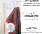 Dseap Wall Mounted Coat Rack - 5 Tri Hooks, Heavy Duty, Stainless Steel, Metal Coat Hook Rail for Coat Hat Towel Purse Robes 