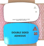 Blind Spot Mirror Glass With Full Size Adhesive for 2011-2023 Chrysler 300 Dodge Charger Passenger Side View Right RH