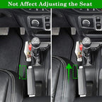 4PCS Center Console Organizer for 2024 2025 2026 Jeep Wrangler JL JLU 4XE and Gladiator JT Accessories Gear Shift Side Tray Organizer,Hanging Armrest Storage Box