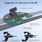 CD Slot Phone & Tablet Mount – Universal Car CD Player Phone Holder, Adjustable Dashboard Stand, 360° Rotation, Compatible with CarPlay Screens