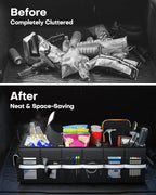 HOTOR Trunk Organizer - Car Organizer with Built-In Leakproof Car Cooler, Collapsible Trunk Organizer with Cooler for Car,