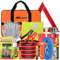 Nilight Car Emergency Kit with Jumper Cable Air Compressor Tire Repair Essential Tools First Aid Alligator Connector Electric