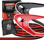 CARTMAN 2 Gauge 20Feet Jumper Cable for Car, Heavy Duty Booster Cables with Carry Bag