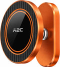 A2C Alloy Magnetic Golf Cart Phone Holder for MagSafe iPhone, Unique Golf Gifts for Men Women Golfers, Golf Gift for Him Her Husband, Golf Accessories Essentials Gadgets Fits EZGO, Club Car (Orange)