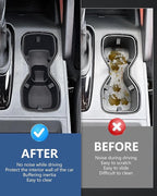 Cup Holder Inserts for 2022-2025 2026 Nissan Frontier Accessories, Non-Slip TPE Center Console Cup Holder Protector to Prevent Spills & Scratches for Frontier Interior Accessories