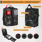 Survival Kit, Gifts for Men Women Teen Boys, 252 pcs Survival Gear and Equipment Mini First Aid Kit for Car Home, Emergency K