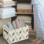 French Bulldog Dog Storage Bins & Boxes with Handles, Frenchie Dog Foldable Basket for Organizing, French Bulldog Gifts Colla