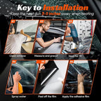 Window Tint Car 30% VLT, 36" x15' Ceramic Window Roll for Privacy Sun & Glare Protection UV Heat Blocking, Scratch Resistant 5-Layer