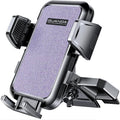 CD Slot Phone Mount, Upgraded Car Phone Holder [Thick Cases Friendly], 360° Adjustable Universal Phone Mount for Car CD Slot Mount for iPhone & Android Cell Phones (Light Purple)