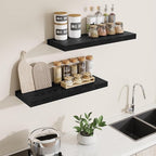 Dreamland 30 Inch Long Floating Shelves in White,8 Inch Deep Floating Shelf for Wall,Large Display & Storage Shelf, Wall Shel