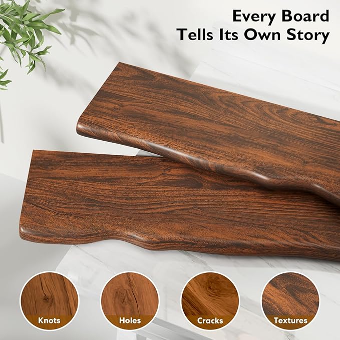 Floating Shelves for Wall Rustic Farmhouse 24 Inch Floating Shelf Wooden Shelves for Wall Mounted Live Edge Pine Shelf with U