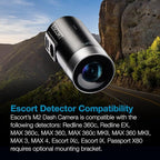 Escort M2 Smart Dash Cam – 1080P Full HD Video Dash Cam, Incident Reports, Parking Mode, Drive Smarter App, Wi-Fi & GPS, 16GB
