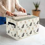French Bulldog Dog Storage Bins & Boxes with Handles, Frenchie Dog Foldable Basket for Organizing, French Bulldog Gifts Colla