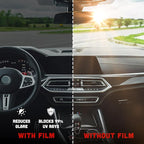 United Universal Black 1Ply Window Tint Film - 20"x100', 5% VLT, 3 Rolls, Dyed PET Film, Deep Black Shade, 99% UV Block, Privacy & Interior Protection Film for Car, Truck, Home - Heat & Glare Control