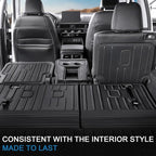Kick Mats Backrest Mats for Honda Pilot 2026 2025 2024 2023, All Weather TPE 2nd Row Seat Back Protector Car Accessories for Pilot (Kick Mats)