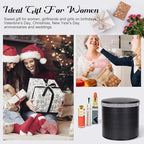 CONBOLA Jewelry Holder Organizer, Christmas Gifts Ideas for Women, Small Jewelry Storage Box Earring Holder, 5-Layer Rotating