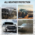 All Weather Floor Mats for 2016-2019 Chevy Cruze (No Fit 2016 Cruze Limited), Chevy Cruze Floor Mats, 1st and 2nd Maximum Coverage, 3D Waterproof TPE Rubber Protector Car Mats Full Set Liners