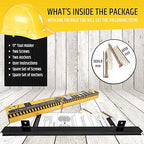 17" Heavy-Duty Magnetic Tool Holder (Upgraded Version) - Extremely Powerful Magnetic Pull Force to Hold Heavy Tools - Profess