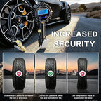 Digital Tire Pressure Gauge with Inflator, 250 PSI Heavy Duty Air Chuck & Compressor Accessories with Quick Connect Coupler and Rubber Hose for Cars, Inflatables
