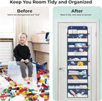 Clastyle Blue Space Over The Door Organizer Storage Planet Rocket 5 Shelves Closet Nursery Hanging Shelves Clothes Diaper Stu