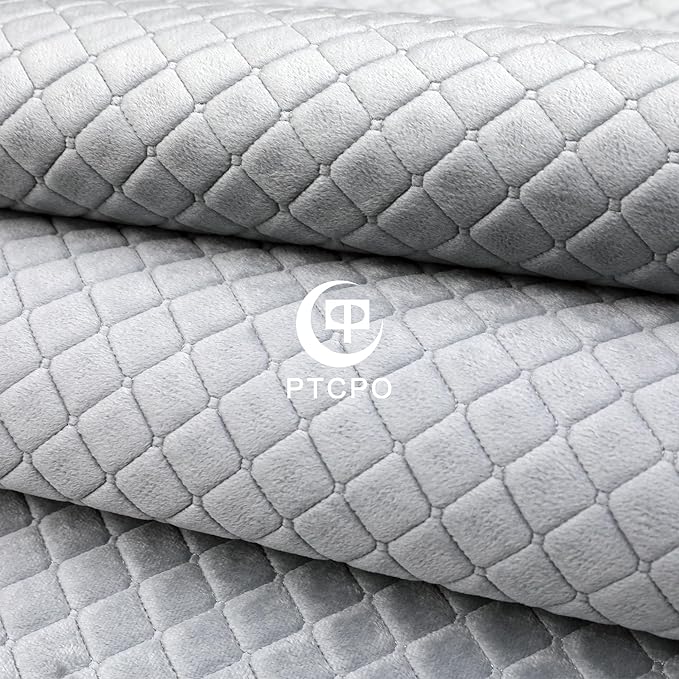 Soft Car Steering Wheel Cover for Sedan, SUV, Warm Luxury Velvet, Odorless, Universal, Anti Slip, Summer Winter, Gray, Large 
