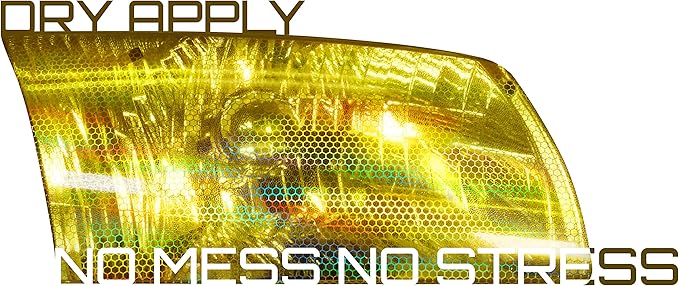 VViViD Bio HEX+ Air-Tint Headlight Vinyl Roll (17.9" x 60", Micro Yellow)