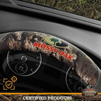 Mossy Oak Full Camo Steering Wheel Cover - Made from Premium Leather, Universal Fit for 14 1/2 to 15 inches - Official Licens