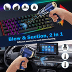 Handheld Car Vacuum Cleaner, 2-in-1 Portable Mini Car Vacuum Cleaner,16000Pa High Power & Air Duster, Handheld Vacuum Cordles
