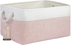 Large Storage Baskets- 15.7x11.8x8.26 inch Storage Bins for Shelves and Closet Organizing, Foldable Fabric Bin for Home Organ